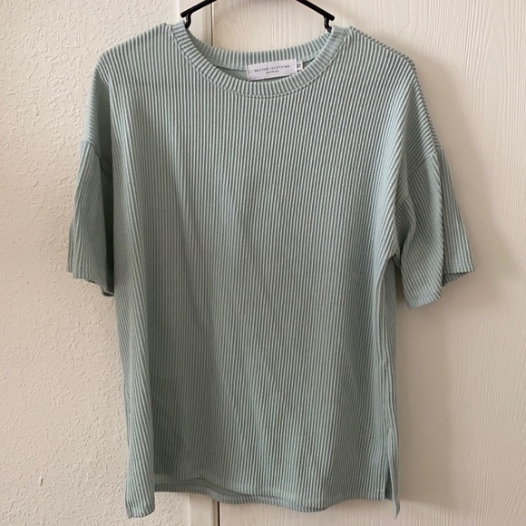 nectar clothing Tops - Nectar Clothing long ribbed blouse with side slits